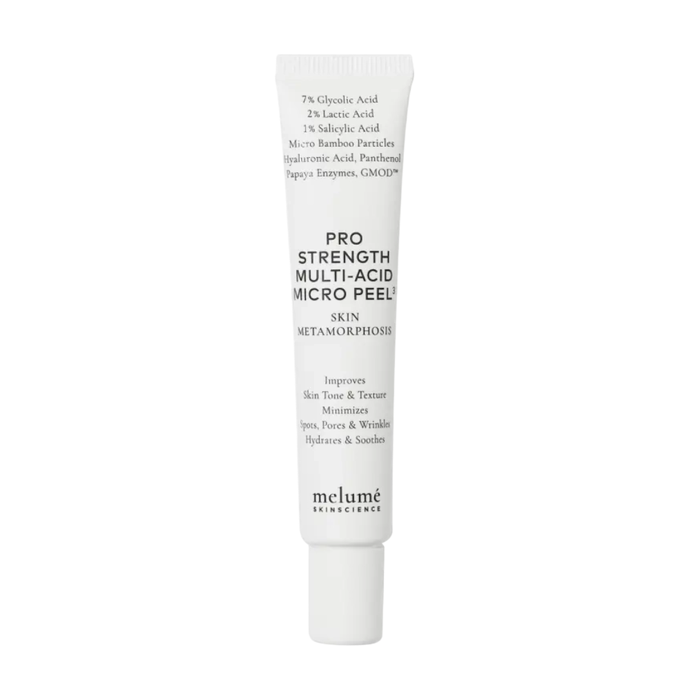 MELUME SKINSCIENCE Pro Strength Multi-Acid Micro Peel³ 20m - Мультикислотний пілінг для обличчя (тревел формат)
